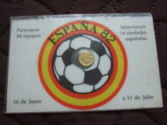 M. 100 pesetas 1980, Spania 1982, aur foto