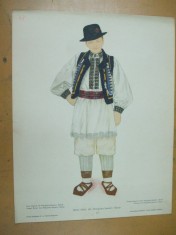 Marginea - Severin Banat taran tanar costum popular ie palarie vesta opinci