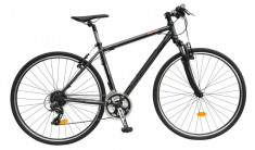 Bicicleta DHS Contura 2865 Culoare Gri/Rosu ? 480mmPB Cod:21528654872 foto