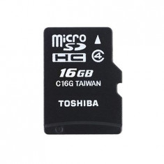CARD MEMORIE MICRO SD 16GB FARA ADAPTOR TOSHIBA foto