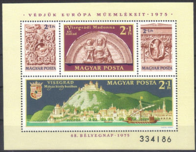 UNGARIA 1975, Corabii, MNH, serie neuzata foto