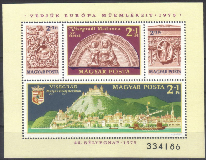 UNGARIA 1975, Corabii, MNH, serie neuzata