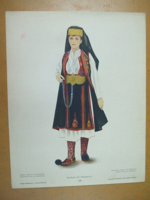 Romanca din Macedonia costum popular aroman macedoroman machedon istroroman foto