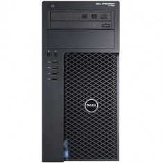 Workstation Refurbished Dell Precision T1700 Tower, Intel Xeon E3-1240 v3, 16GB Ram DDR3, HDD 240GB SSD + 500GB S-ATA, DVDRW, Placa video Nvidia Qua foto