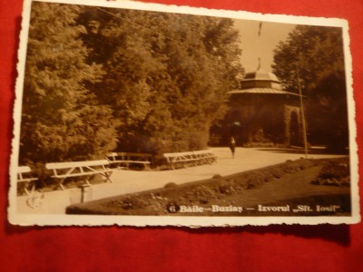Ilustrata Baile Buzias - Izvor Sf.Iosif ,circulat 1940 foto