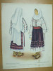 Hunedoara Petrosani Transilvania costum popular taranca ie fusta opinci