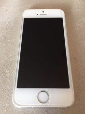 iPhone 5S 16GB ARGINTIU SILVER LA CUTIE NEVERLOCK IMPECABIL CA NOU|VANZATOR GOLD foto