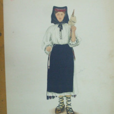 Rugi - Severin Banat costum popular taranca fus ie fusta opinci acoperamant cap