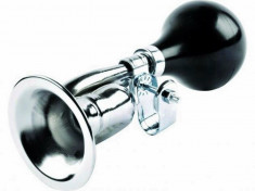 Claxon trompeta clasic - tip goarna - pentru bicicleta - original - Nou foto