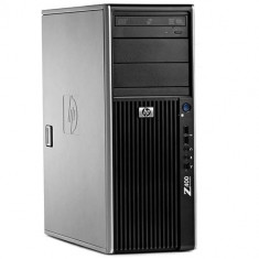 Workstation Refurbished HP Z400 Tower, Intel Core i7-920 / Xeon (Quad Core) W3520 / X5550, 16GB Ram DDR3, Hard Disk 250GB, DVDRW, placa video nVidia foto