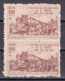 Vietnam 1956 trenuri MI 34 pereche MNH w44 Michel = 120, Nestampilat