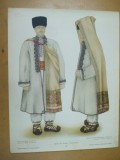 Hunedoara Transilvania costum popular taranca ie vesta fusta acoperamant cap