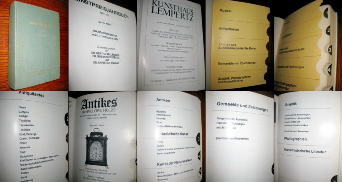 Catalog Arta Anuar cu Preturi Germania 1977-78. Stare f.buna.