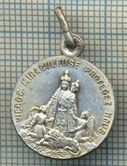 ZET 458 MEDALIE - MEDALION AMULETA - VIERGE MIRACULEUSE PROTEGEZ NOUS