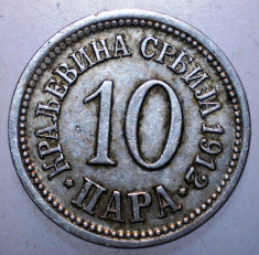 2.097 SERBIA 10 PARA 1912 foto