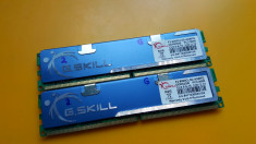 Kit 4GB DDR2 Desktop,2x2GB,G.SKILL,1000Mhz,PC2-8000,Radiator,CL5(2) foto