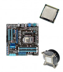 Kit Placa de baza sh Asus P7Q57-M, Intel Pentium G6950, Cooler foto