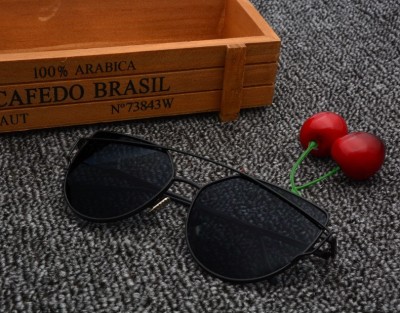 Ochelari soare dama model DESIGNER negri + toc cadou foto