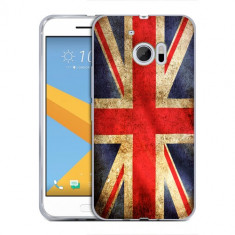 Husa HTC 10 Silicon Gel Tpu Model UK Flag foto