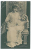 3593 - Regina Maria, Queen MARY &amp; Princess MARIA, Regale - old postcard - unused, Necirculata, Fotografie