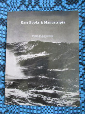 RARE BOOKS AND MANUSCRIPTS - Peter HARRINGTON (London 2017, CATALOG CARTI RARE!) foto