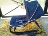 Balansoar Bebe/Sezlong Copii Aubert Concept 0-9kg, Aluminiu, 3 Pozitii, Husa Lavabila, Albastru (Second Hand)