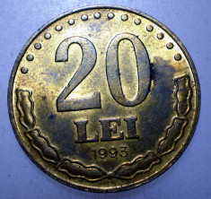 2.117 ROMANIA 20 LEI 1993 foto