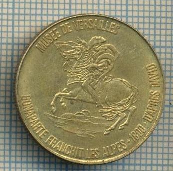 ZET 450 MEDALIE - BONAPARTE(NAPOLEON) FRANCHIT LES ALPES 1800 D&#039;APRES DAVID 1969