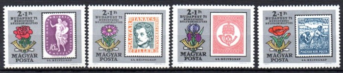 UNGARIA 1971, Flora, serie neuzata, MNH