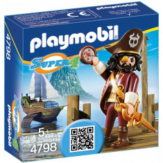 Super 4 Piratul cu barba Playmobil foto