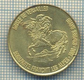 ZET 447 MEDALIE - BONAPARTE(NAPOLEON) FRANCHIT LES ALPES 1800 D&#039;APRES DAVID 1969