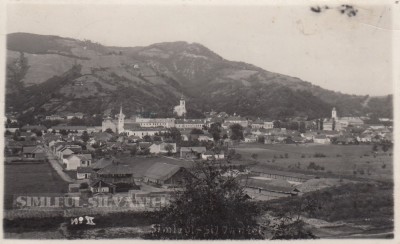 SIMLEUL SILVANIEI VEDERE GENERALA CIRCULATA 1939 foto