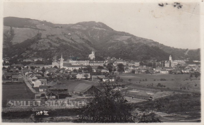 SIMLEUL SILVANIEI VEDERE GENERALA CIRCULATA 1939