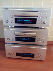 linie mini Denon F88,culoare sampanie, deck autorevers,tuner RDS/timer,CD player foto