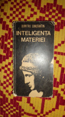 Inteligenta materiei an 1981/345pag- Dumitru Constantin foto