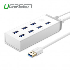 USB 3.0 Charging Hub 7 port 12V 4A adapter With BC1.2 UG126 foto