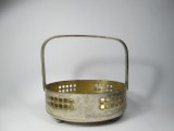 I Cosulet Art Deco din metal argintat, vechi, marcat