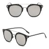 Ochelari De Soare Fashion Unisex Design Foarte Frumos - UV400 - Gri, Protectie UV 100%, Plastic