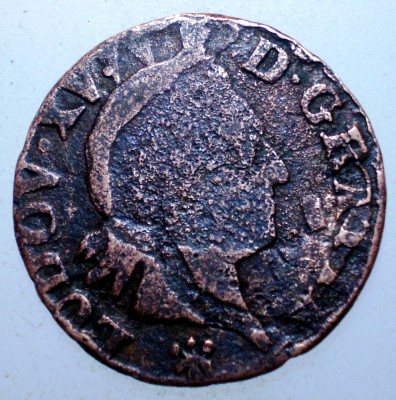 G.334 FRANTA LOUIS LUDOVIC XV DEMI SOL 1771 2,3g foto