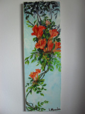 Flori 2-pictura ulei pe panza;Macedon Luiza foto