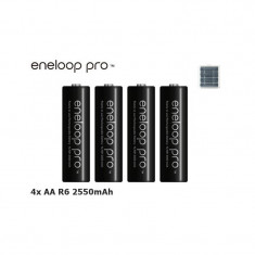 AA HR6 Panasonic Eneloop PRO Rechargeable Battery Continutul pachetului 4x foto