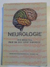 NEUROLOGIE , SUB REDACTIA LIVIU POPOVICIU , 1993 foto