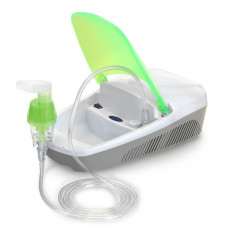 Aproape nou: Aparat de aerosoli SilverCloud Respiro 810G cu compresor Verde foto