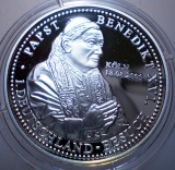 5.195 GERMANIA MEDALIE PAPA BENEDIKT XVI 2005 KOLN PROOF 999 ARGINT 10,0g