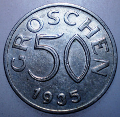 2.167 AUSTRIA 50 GROSCHEN 1935 foto