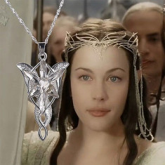 Lantisor, Colier, Pandativ, Lord of the rings ARWEN EVENSTAR foto