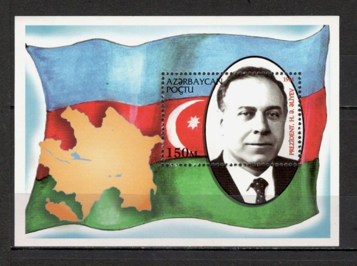 Azerbaidjan.1994 1 an alegerea presedintelui G.Aliyev-Bl. SA.651