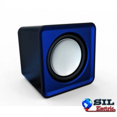 Boxe multimedia Surveyor 2.0 USB 2x3W, albastru, Omega foto