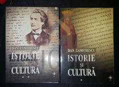 DAN ZAMFIRESCU - ISTORIE SI CULTURA (DOUA VOLUME-OPERA COMPLETA) foto