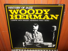 -Y- WOODY HERMAN &amp;quot; JUMPIN&amp;#039; WITH WOODY HERMAN&amp;#039;S FIRST HERD DISC VINIL foto